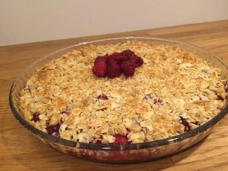 Berjabaka tilbúin úr ofninum